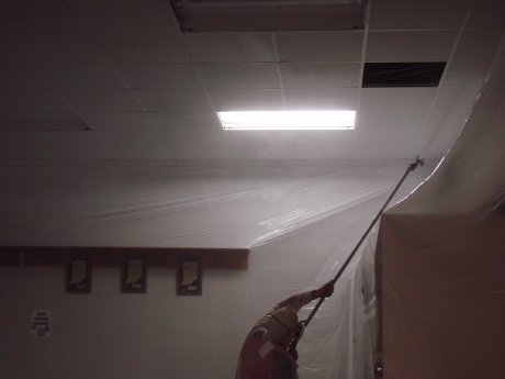 Midwest ceiling service - Acoustical Coating 13