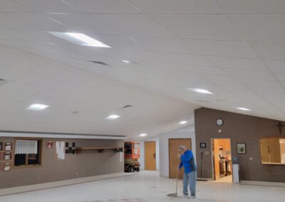 vaulted ceiling